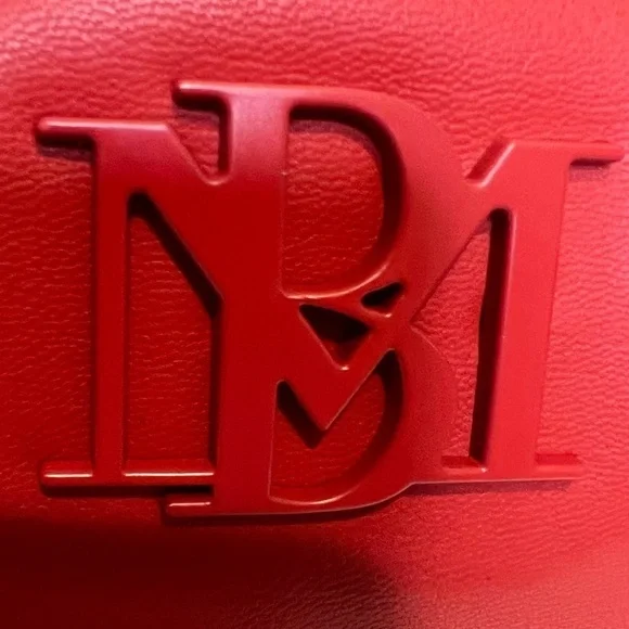 BADGLEY MISCHKA LOGO CROSSBODY BAG RED NEW WITH TAGS - Picture 13 of 14
